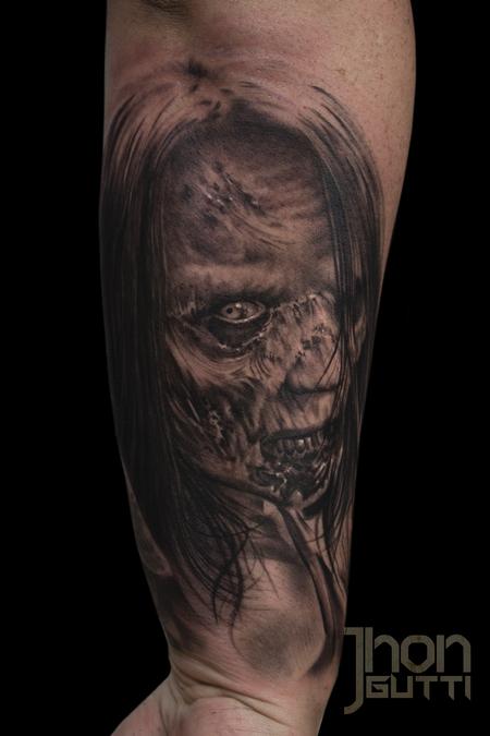 Tattoos - ZOMBIE FRIEND PORTRAIT - 114967